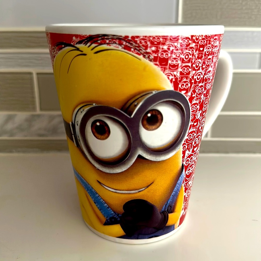 Bob the Minion You’re One in a Minion white and red 16 oz ceramic mug